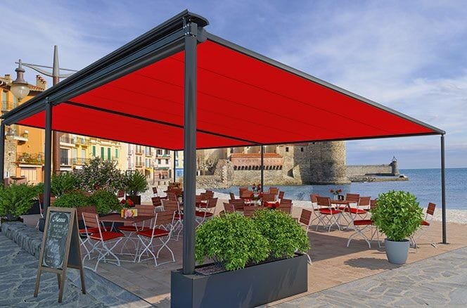 مظلات قماشية